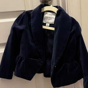 Janie and Jack Midnight Velvet Jacket